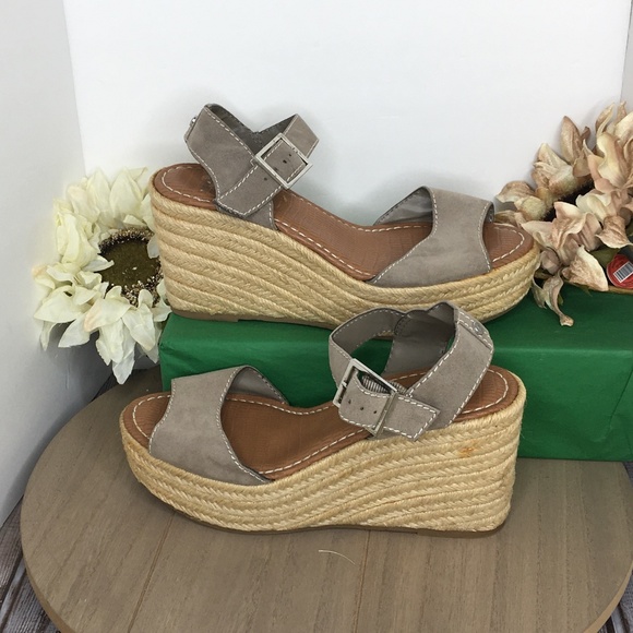 Circus by Sam Edelman Delilah Espadrille Wedge Sandal US/7M Putty - Picture 5 of 16